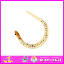 2014 Nouveau Animal En Bois Enfants Peinture Kit, En Bois DIY Enfants Peinture Kit, Vente Chaude Snake Style Enfants Peinture Kit W03A035